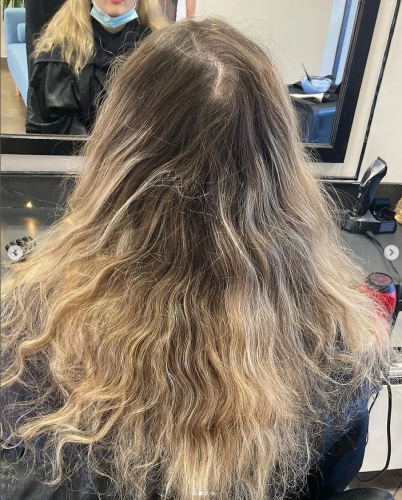 Avant/après : ombré hair biscuit