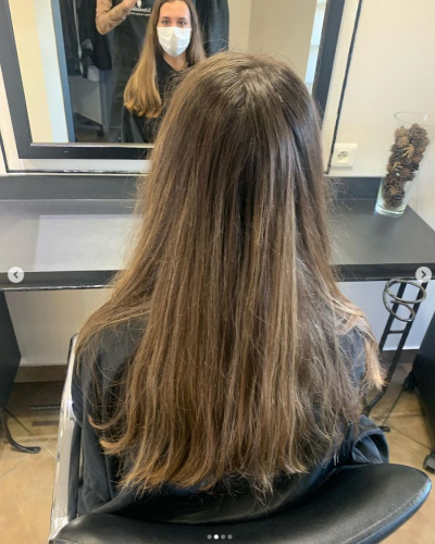 Avant/après ombré et carré mi long